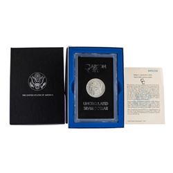 1884-CC $1 Morgan Silver Dollar Coin GSA Hoard Uncirculated w/ Box