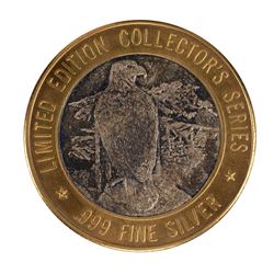 .999 Fine Silver Grand Casino $10 Limited Edition Collector's Series Gaming Token