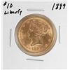 Image 1 : 1899 $10 Liberty Head Eagle Gold Coin