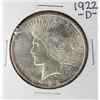 Image 1 : 1922-D $1 Peace Silver Dollar Coin