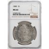 Image 1 : 1880 $1 Morgan Silver Dollar Coin NGC MS64
