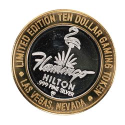 .999 Silver Flamingo Las Vegas $10 Casino Limited Edition Gaming Token