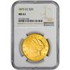 Image 1 : 1875-CC $20 Liberty Head Double Eagle Gold Coin NGC MS61