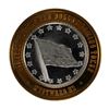 Image 1 : .999 Silver Westward Ho Casino Las Vegas $10 Casino Limited Edition Gaming Token