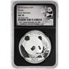 Image 1 : 2018 China Panda Silver Coin NGC MS70 Early Releases Black Core