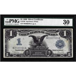 1899 $1 Black Eagle Silver Certificate Note Fr.236 PMG Very Fine 30