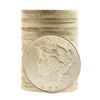 Image 1 : Roll of (20) Brilliant Uncirculated 1923 $1 Peace Silver Dollar Coins
