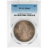 Image 1 : 1885 $1 Morgan Silver Dollar Coin PCGS MS63 Nice Toning