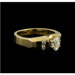 0.57 ctw Diamond Ring - 14KT Yellow Gold