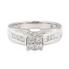 Image 2 : 1.10 ctw Diamond Ring - 14KT White Gold