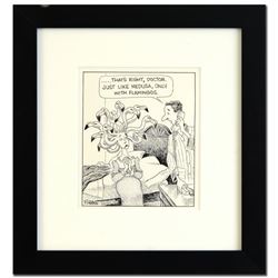 Flamingo Medusa (1990-D) by Bizarro Original