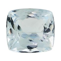 1.92 ct.Natural Square Cushion Cut Aquamarine