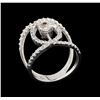Image 4 : 1.41 ctw Diamond Ring - 14KT White Gold