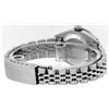 Image 7 : Rolex Ladies Stainless Steel Black Diamond & Sapphire Datejust Wristwatch