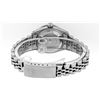 Image 8 : Rolex Ladies Stainless Steel Black Diamond & Sapphire Datejust Wristwatch