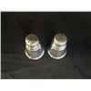 Image 2 : 2 Vintage Sterling Silver Salt & Pepper Shakers 42 grams
