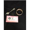 Image 1 : Sterling Silver Spoon and Napkin Ring. 16 Grams