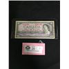 Image 1 : 1954 $10 Bank of Canada Banknote in Sleeve
