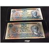 Image 2 : 2 $5 Bank of Canada Bank Notes in Sleeves