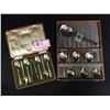 Image 1 : 2 Vintage Spoon Sets in Original Boxes.Made in England Silver Plated