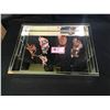 Image 1 : Mirrored Serving Tray with 5 Decorative Glass Elephants 18 x 14x 2.5