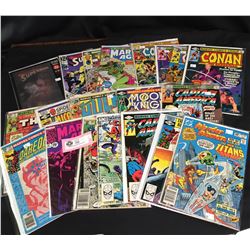 A Nice Collection of 20 Comics. Supermam. Conan.Captain America etc.