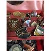 Image 3 : Small Vintage Jewelry Box Filled with Vintage Jewelry