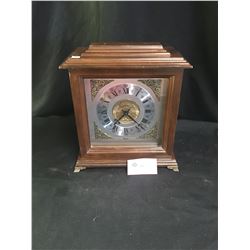 A Nice Vintage University of British Columbia Mantle Clock Bulova Clock. 12" x 13.5" x 6"