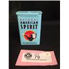 Image 1 : Natural American Spirit Tobacco Tin/Cigarette Tin
