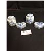 Image 1 : 4 Pieces of Chinese Blue and White Porcelain