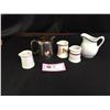 Image 1 : 5 Vintage Hotel Ware Creamers