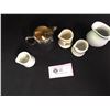 Image 2 : 5 Vintage Hotel Ware Creamers