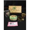 Image 1 : Vintage Old Tyme Chocolates Box Filled with Small Collectibles