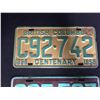 Image 3 : 2 Vintage British Columbia License Plates 1958 and 1959