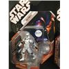 Image 2 : 2 Star Wars Action Figures with Collector Coins New In Package. Storm Trooper and Biggs Darklighter