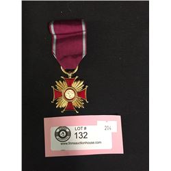 Polish Military War Medal with Ribbon