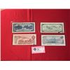 Image 2 : 4 Bank of Canada Banknotes in Sleeves.
