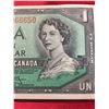 Image 2 : 50 $1 1954 Bank Of Canada Banknotes in Sequence in Protective Holder