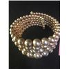 Image 2 : 1940's Cuff Bracelet Faux Pearls