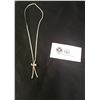 Image 1 : Pretty Bow Knot Sterling Silver Necklace