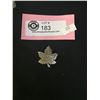 Image 1 : Sterling Silver Maple Leaf Canada Pin