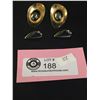 Image 1 : 2 Pairs of Vintage Black Alaska Diamond Earrings from 1960's