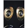 Image 2 : 2 Pairs of Vintage Black Alaska Diamond Earrings from 1960's
