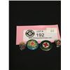 Image 1 : 4 Vintage Red Cross Pins