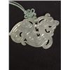 Image 2 : Vintage Hand Carved Jade Dragon Pendant