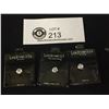 Image 1 : 3 Large Cubic Zirconia Stones in Packages