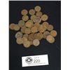 Image 1 : Canadian George VI Pennies. 50 Pennies