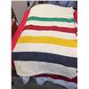 Image 1 : Nice Big Hudson's Bay Blanket. 5 point Early Witney Point Blanket. Made in England
