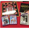 Image 1 : 2 Elvis Presley DVD's. Rolling Stones Book Edie Fisher Book and 15" x 17" Picture of a Juke Box