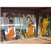 Image 1 : 3 12" x 18"  Vintage Mirror With French Ladies on Them